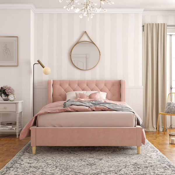 Ameriwood Home Max & Finn Ambrosia Upholstered Bed