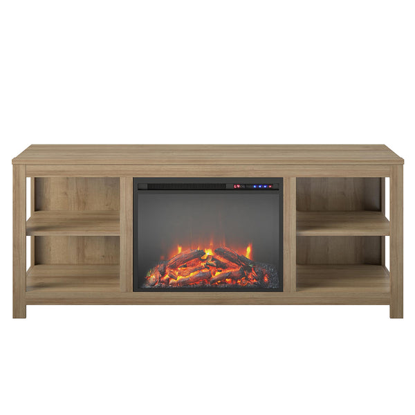 ameriwood home Ameriwood Home Melville Electric Fireplace Console TV Stand for TVs up to 65"
