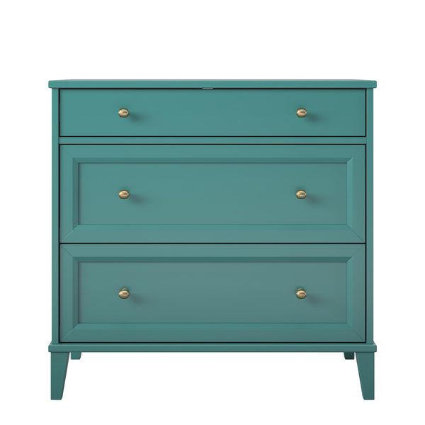 ameriwood home Ameriwood Home Monticello 2 Drawer Dresser w/ Pull-out Desk ameriwood home Ameriwood Home Monticello 2 Drawer Dresser w/ Pull-out Desk