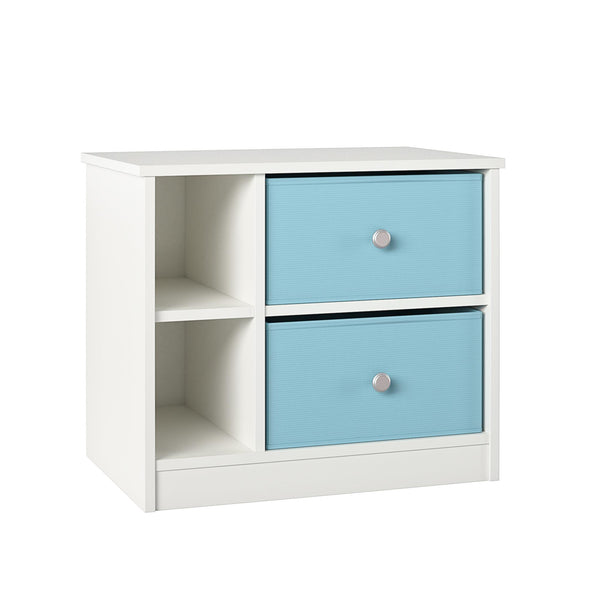 Ameriwood Home Ameriwood Home Mya Park Nightstand With 2 Fabric Bins