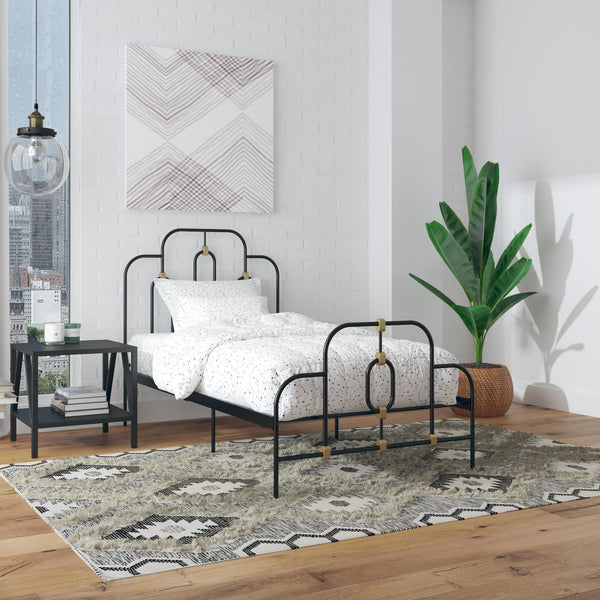 Ameriwood Home Novogratz Boutique Olivia Metal Bed