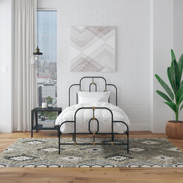 Ameriwood Home Novogratz Boutique Olivia Metal Bed