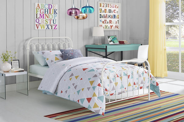 Ameriwood Home Novogratz Bright Pop Metal Bed