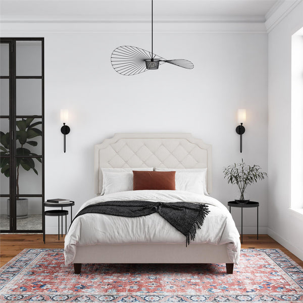 Ameriwood Home Novogratz Eloise Upholstered Bed