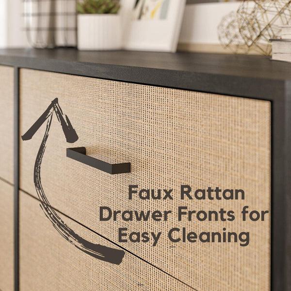 Ameriwood Home Novogratz Kelly 6 Drawer Dresser