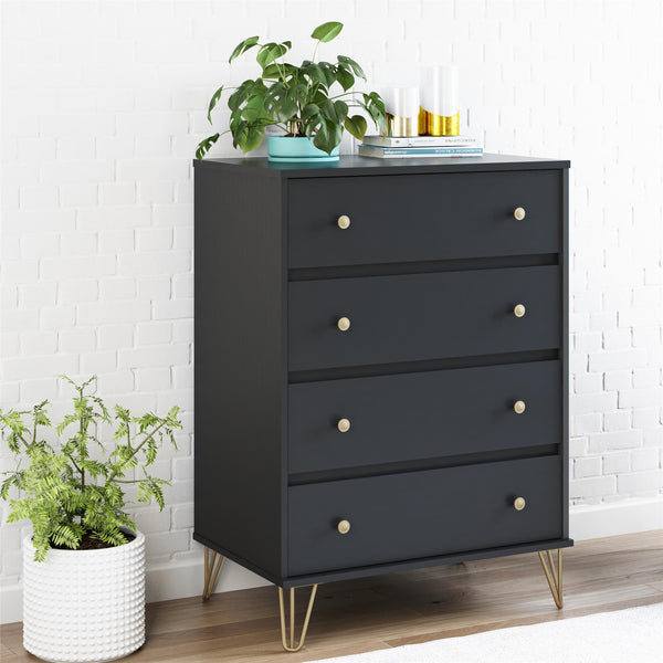 Ameriwood Home Novogratz Owen 4 Drawer Dresser