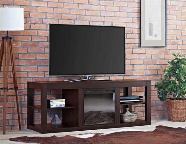 Ameriwood Home Ameriwood Home Parsons Electric Fireplace TV Stand For TVs Up To 65"