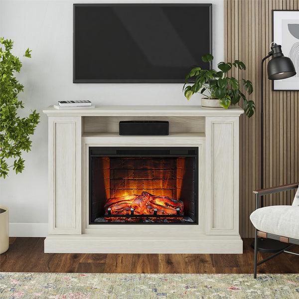 Ameriwood Home Ameriwood Home Pendleton Multi-Colored Electric Fireplace Mantel TV Stand With Storage For TVs Up To 65"