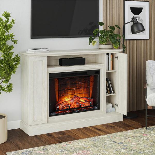 Ameriwood Home Ameriwood Home Pendleton Multi-Colored Electric Fireplace Mantel TV Stand With Storage For TVs Up To 65"