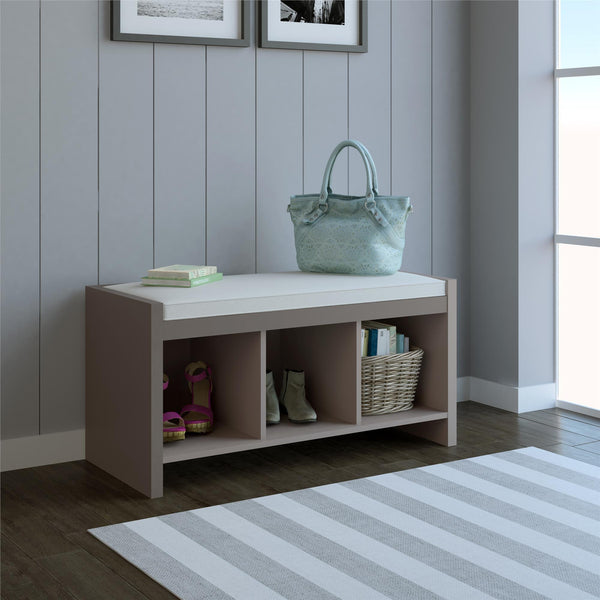 Ameriwood Home Ameriwood Home Penelope Entryway Storage Bench With Cushion