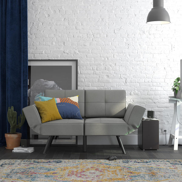 Ameriwood Home RealRooms Euro Loveseat Futon