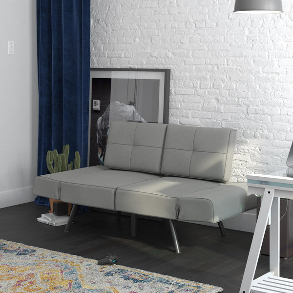 Ameriwood Home RealRooms Euro Loveseat Futon