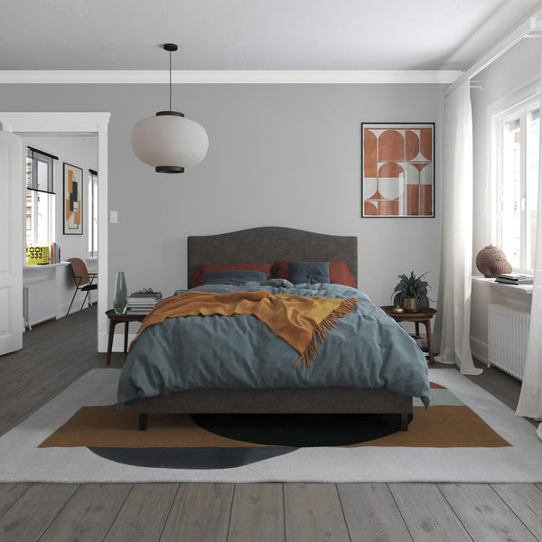 Ameriwood Home RealRooms Mason Upholstered Bed