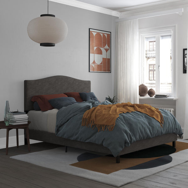 Ameriwood Home RealRooms Mason Upholstered Bed