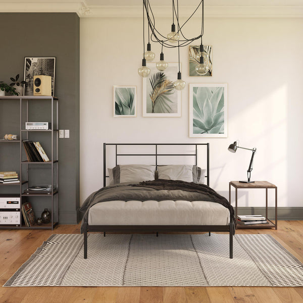 Ameriwood Home RealRooms Praxis Metal Bed
