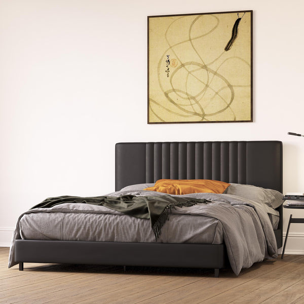 Ameriwood Home RealRooms Rio Upholstered Bed