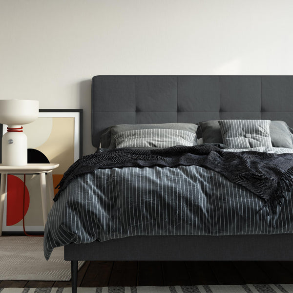 Ameriwood Home RealRooms Tyler Upholstered Bed