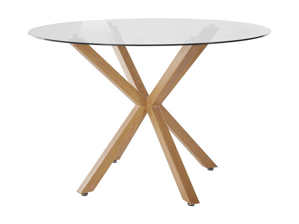 Ameriwood Home Ren Home Jumi Glass Dining Table