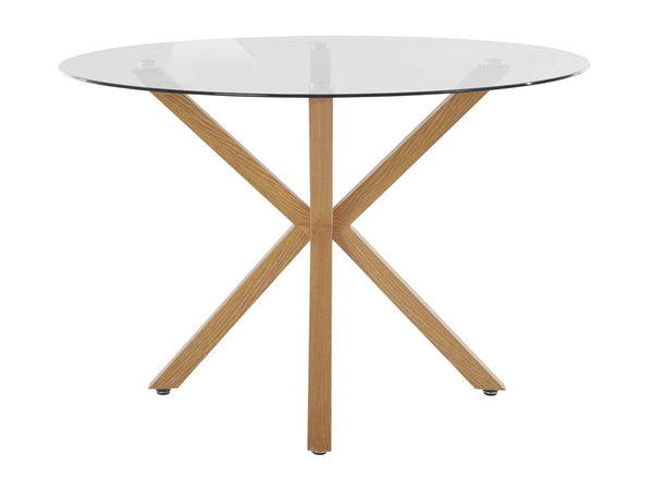 Ameriwood Home Ren Home Jumi Glass Dining Table