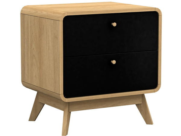 Ameriwood Home Ren Home Leva 2 Drawer Nightstand