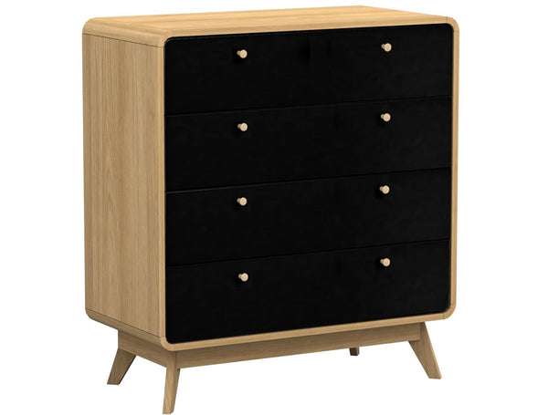 Ameriwood Home Ren Home Leva 4 Drawer Dresser