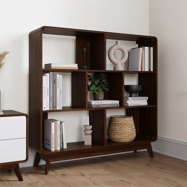 Ameriwood Home Ren Home Leva Double Bookcase