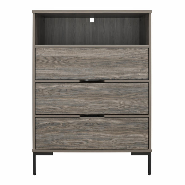 Ameriwood Home Ameriwood Home Rolland Tall 3-Drawer 1 Cubby Dresser