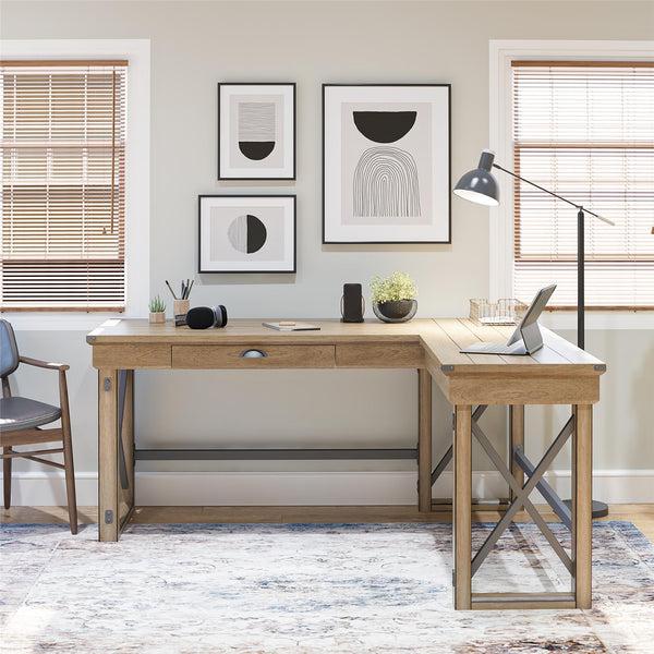 Ameriwood Home Ameriwood Home Wildwood L-Shaped Desk With Lift Top