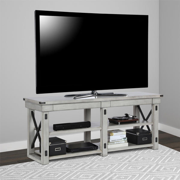 Ameriwood Home Ameriwood Home Wildwood Wood Veneer TV Stand For TVs Up To 65"