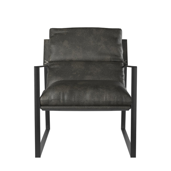 ameriwood home Cortney's Collection Varick Faux Leather Accent Chair