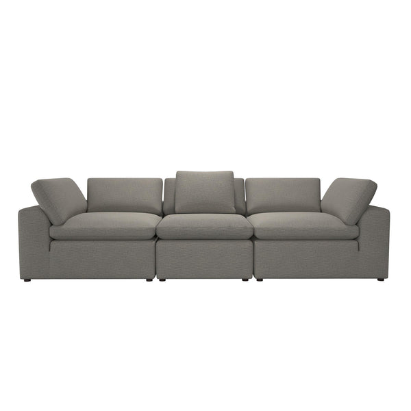 ameriwood home Cortney's Collection York 3 Seat Sofa Bundle