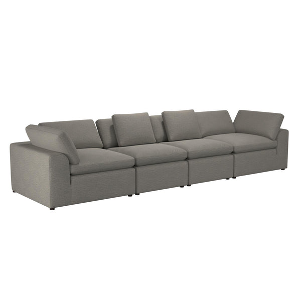 Ameriwood Home Cortney's Collection York 4 Seat Sofa Bundle