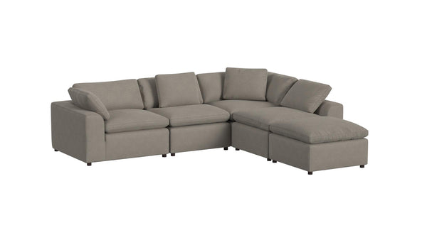 Ameriwood Home Cortney's Collection York 5 Piece Sectional Sofa Set