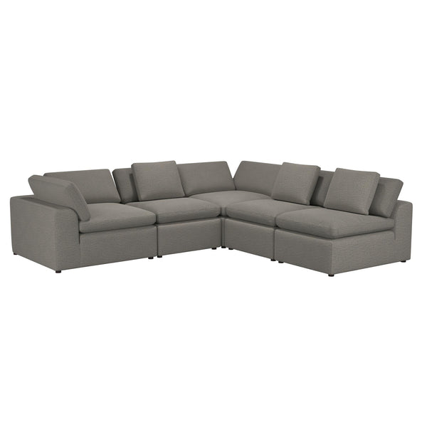 Ameriwood Home Cortney's Collection York L-Shaped Sectional Sofa Bundle