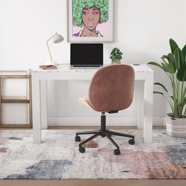 Ameriwood Home CosmoLiving Astor Desk W/ Wireless Charger