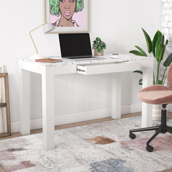 Ameriwood Home CosmoLiving Astor Desk W/ Wireless Charger