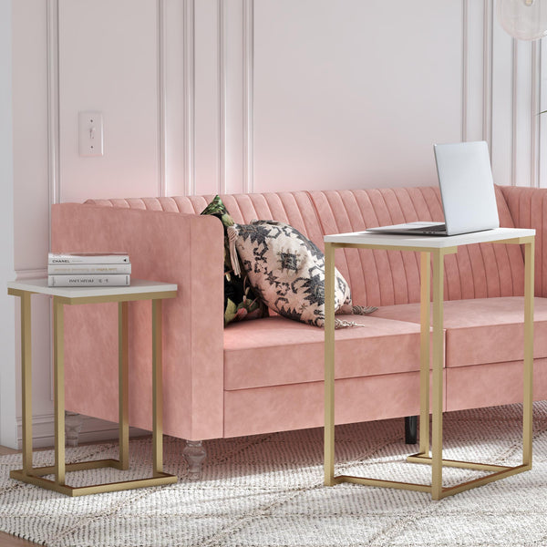 Ameriwood Home CosmoLiving Camila Nesting Tables/Laptop Desk