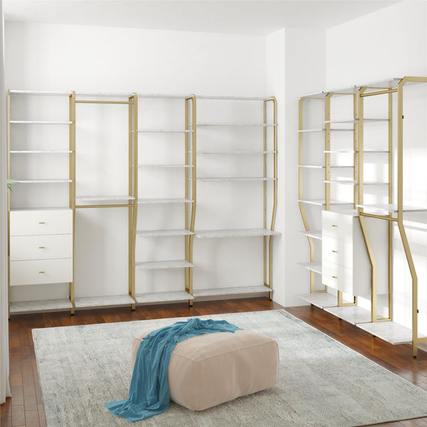 Ameriwood Home CosmoLiving Gwyneth Closet - 3 Drawers