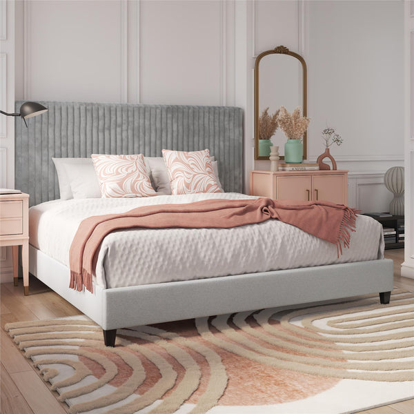 Ameriwood Home CosmoLiving Mondo Upholstered Platform Bed