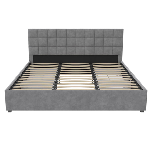 Ameriwood Home CosmoLiving Serena Upholstered Bed With Drawers