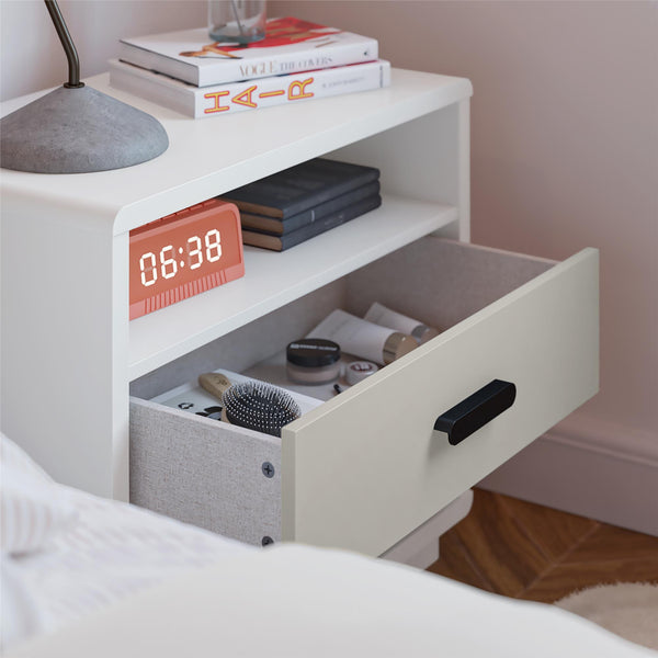 Ameriwood Home CosmoLiving Valencia 2-Drawer Nightstand