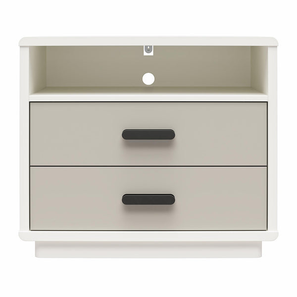 Ameriwood Home CosmoLiving Valencia 2-Drawer Nightstand