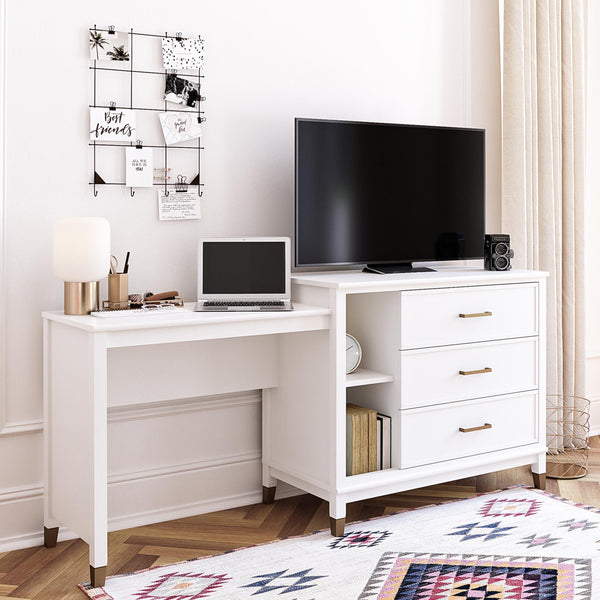 Ameriwood Home CosmoLiving Westerleigh 3-in-1 Media Dresser