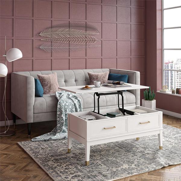 Ameriwood Home CosmoLiving Westerleigh Lift-Top Coffee Table