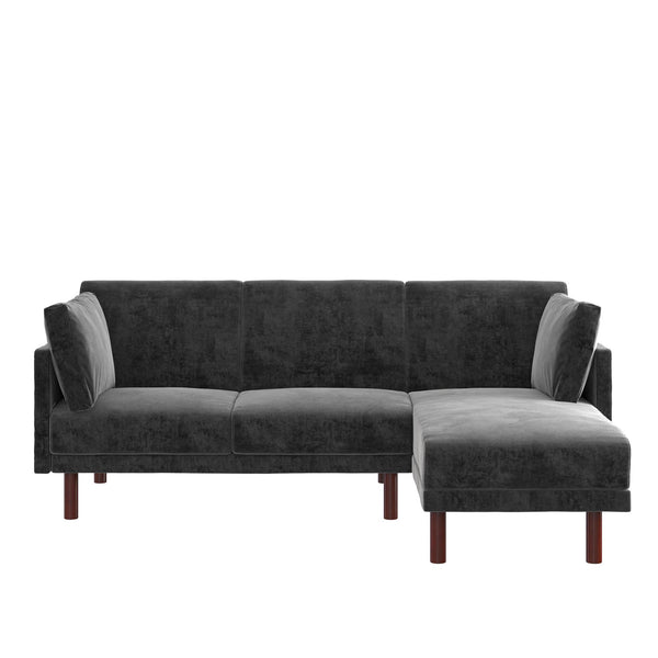 ameriwood home DHP Clair Sectional Sofa with Reversible Chaise