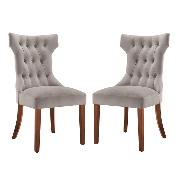 ameriwood home DHP Clairborne Tufted Dining Chairs. Set of 2