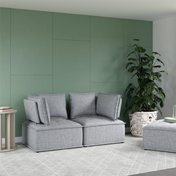 Ameriwood Home DHP Darcy Armless Corner For Modular Sectional Sofa