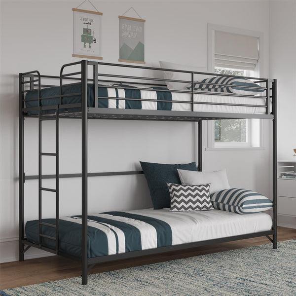Ameriwood Home DHP Daven Easy Assembly Kids Metal Bunk Bed