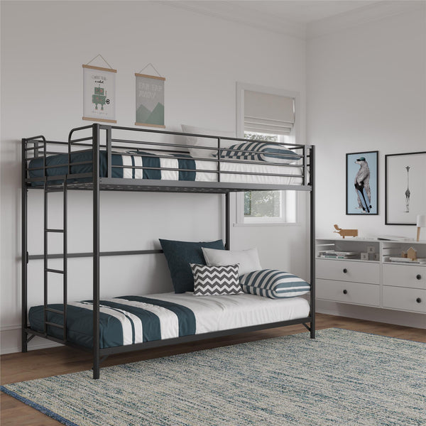 Ameriwood Home DHP Daven Easy Assembly Kids Metal Bunk Bed