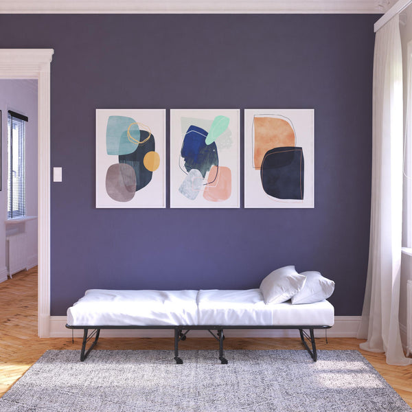 Ameriwood Home DHP Folding Cot Guest Bed With 4" Mattress